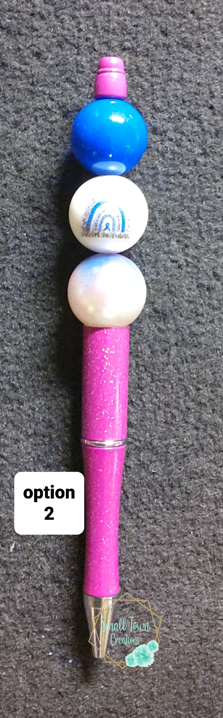 Autism Awareness Beaded Pen