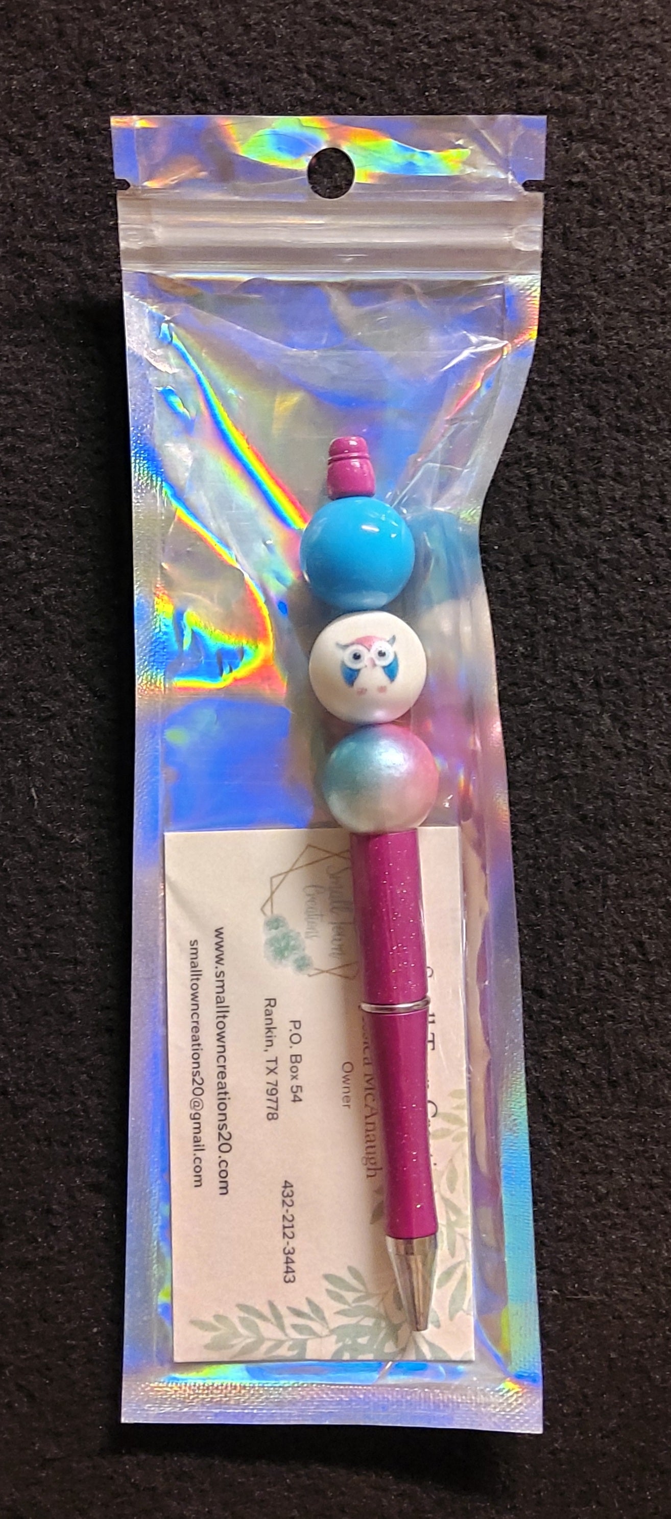 Owl Beaded Pen