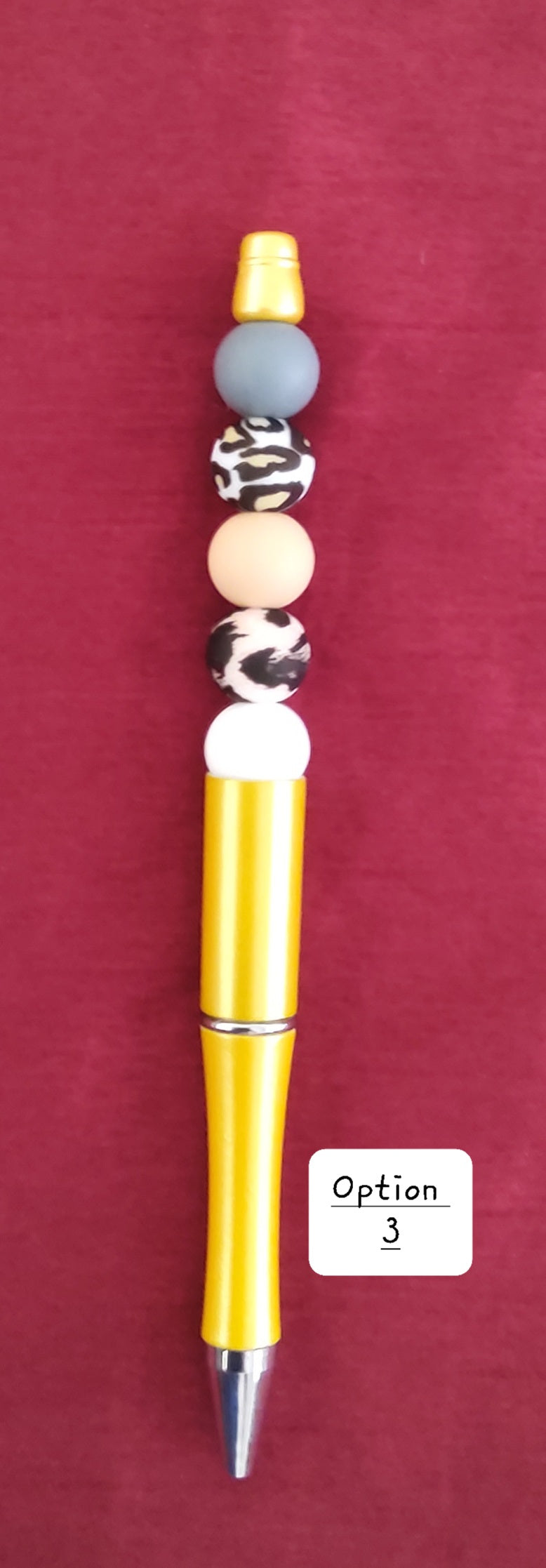 Cheetah Beaded Pen