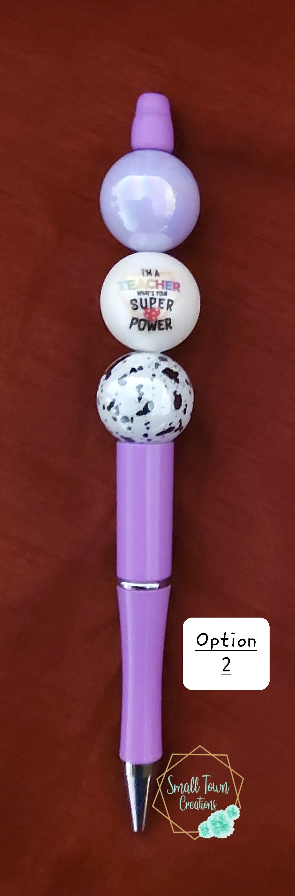 I'm a Teacher Beaded Pen