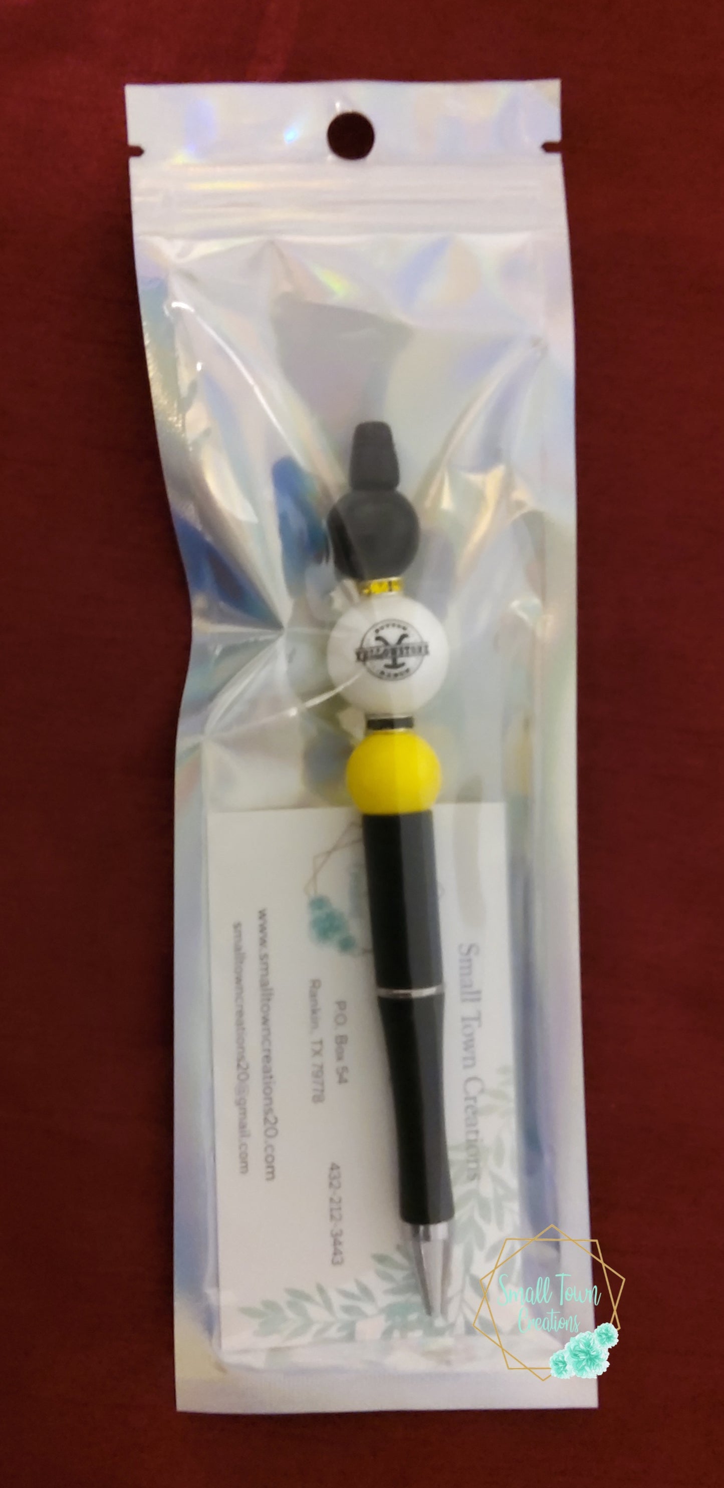 Yellowstone Beaded Pen