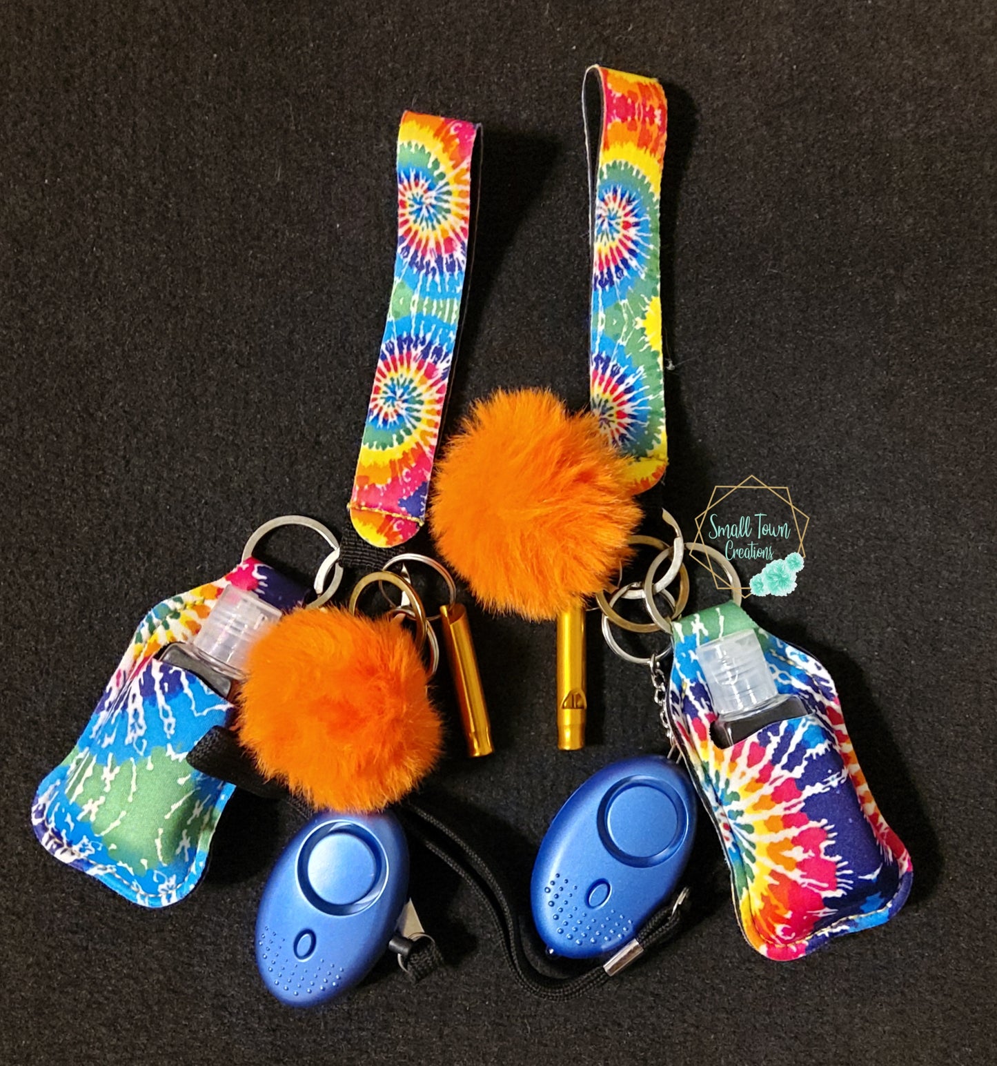 Tye Dye Keychain