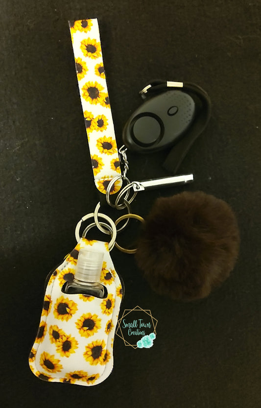 Sunflower Adult Keychain-Option 1