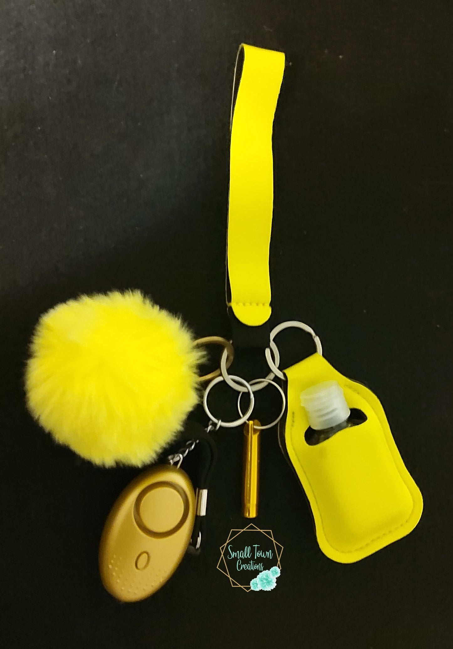 Yellow Adult Keychain